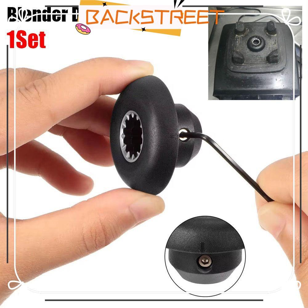BACKSTAGE 1Set Blender อะไหล่, Black Mushroom Head Connector Blender Drive Socket, Universal สําหรับ