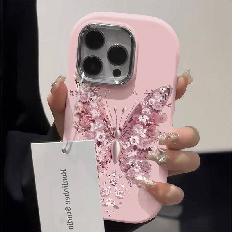 เคส OPPO A60 A16 A18 A79 A18 A54 A5S A15 A17 A3S A16 A58 A57 Ins Butterfly เคสโทรศัพท์ซิลิโคน CH2106