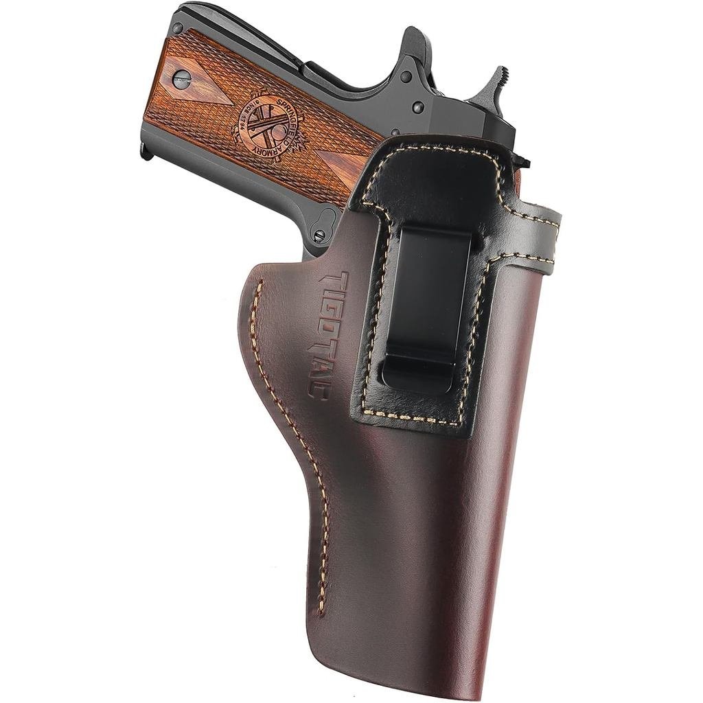 1911 IWB ซองหนังสําหรับ Colt 1911 เหมาะกับ Springfield 1911 สําหรับ Kimber 1911 & More Fit 5 4.25 4 