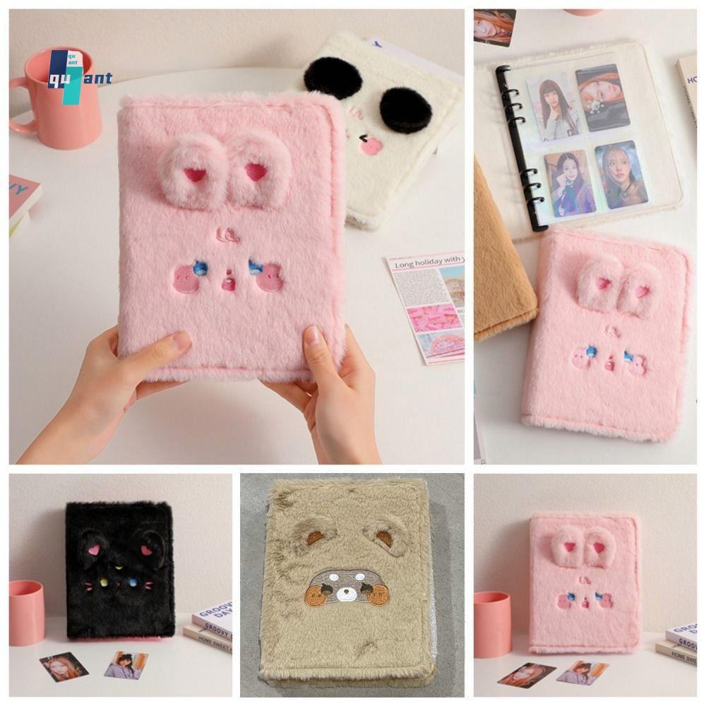 QUANTUMSKY Cat Bear Cards ปกอัลบั้ม, Photocard Holder Card Albums Collection Book Cover, Korean Inne