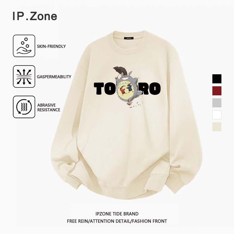 เสื้อยืดแขนยาว คอกลม My Neighbor Totoro ลวดลาย 2026สินค้าใหม่ ใส่สบาย ไม่หด มี 5 สี ตัดเย็บดี (พร้อมส่ง) - รูปที่ 2