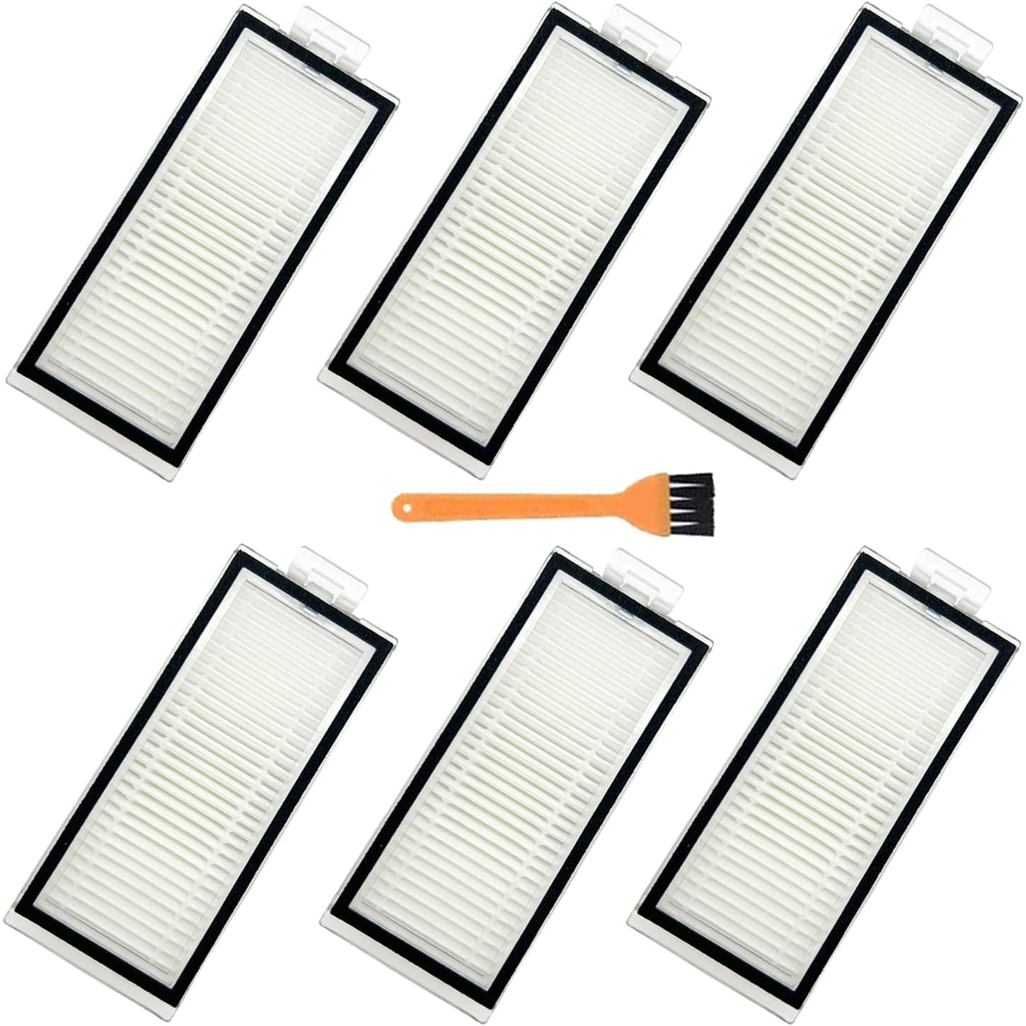 6 แพ็ค Q7 ตัวกรองทดแทนเข้ากันได้กับ Roborock Q7 Max+,Q7,Q7+,Q7 Max,Q5 Pro+,Q5 Pro,Q5 Max+, Q5 DuoRol