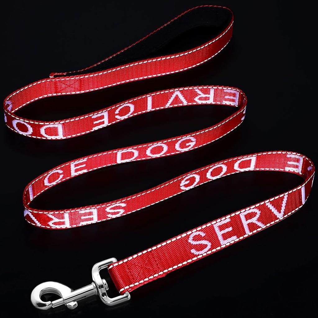 Emotional Support Puppy Leash Service สายจูงสุนัขสะท้อนแสง ESA พร้อมกันน้ํา Neoprene Handle สําหรับบ