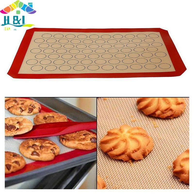 H&L Dec Softstick Silicone Mat Baking Oven Pastry Liner Macaron Cake Sheet Kitchen
 {th}
