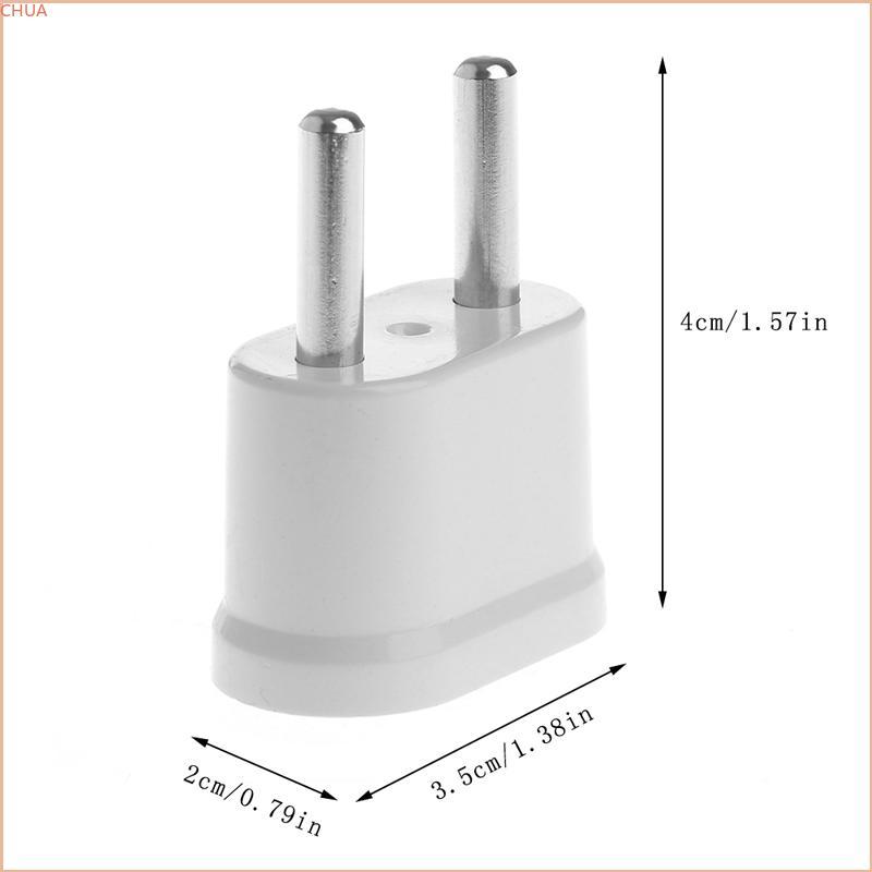 Chua Europe Plug Adapter US to EU Plug Adapter Travel Adapter Outlet
