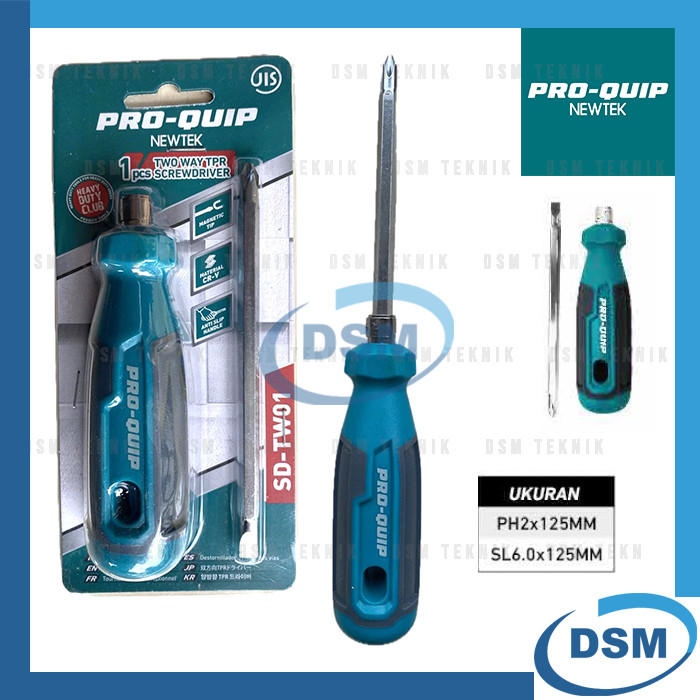 PRO-QUIP PROQUIP NEWTEK REVERSE SCREWDRIVER PLUS MINUS CRV 2 WAY TPR TWO WAY SD-TW01