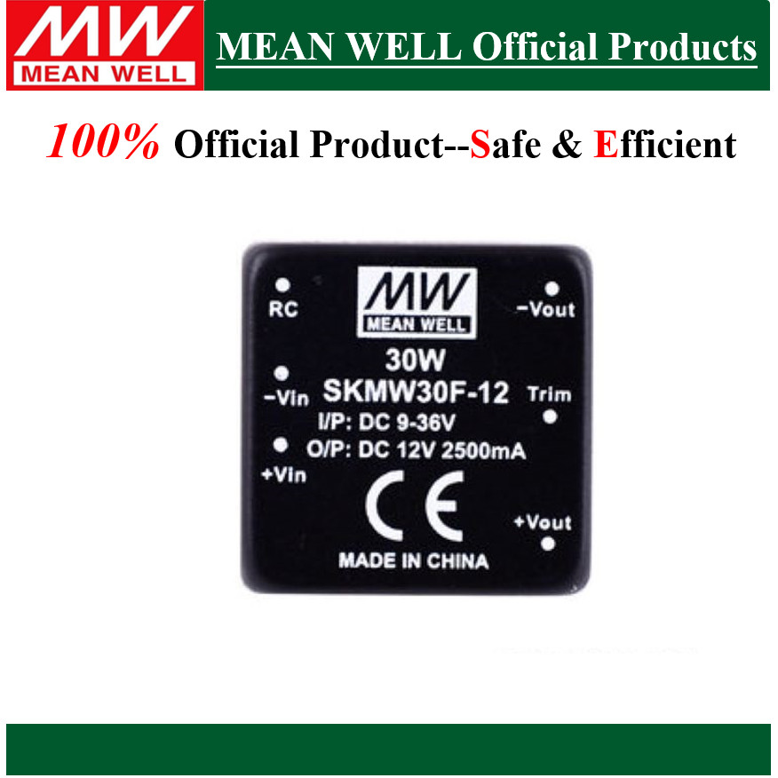 Original Mean Well SKMW30F-03 SKMW30F-05 SKMW30F-12 SKMW30G-15 DKMW30F-12 DKMW30G-03 SKMW30G-05 SKMW