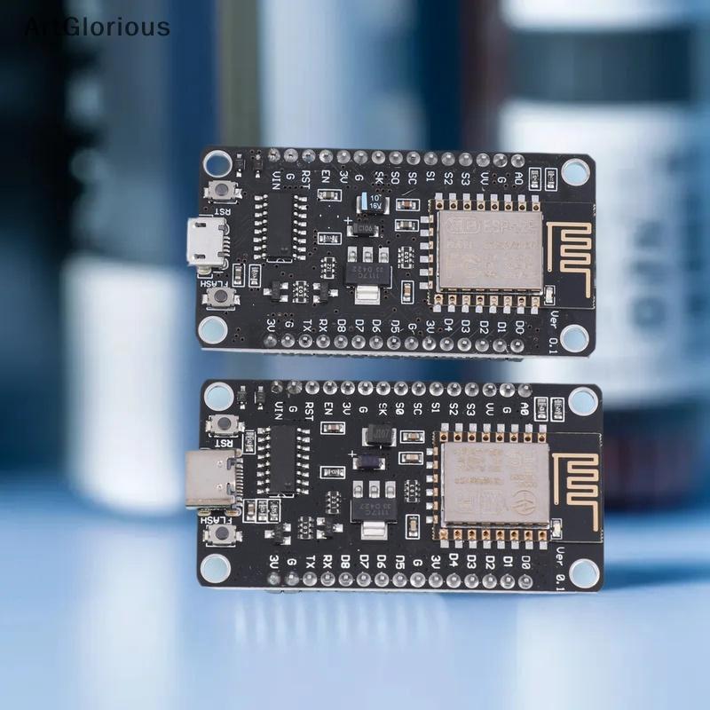 Art Nodemcu Lua V2.1 ESP8266 ESP-12F บอร์ดพัฒนา WIFI Micro USB- CH340 ckboard พร้อมแฟลชปุ่มและ RST ป