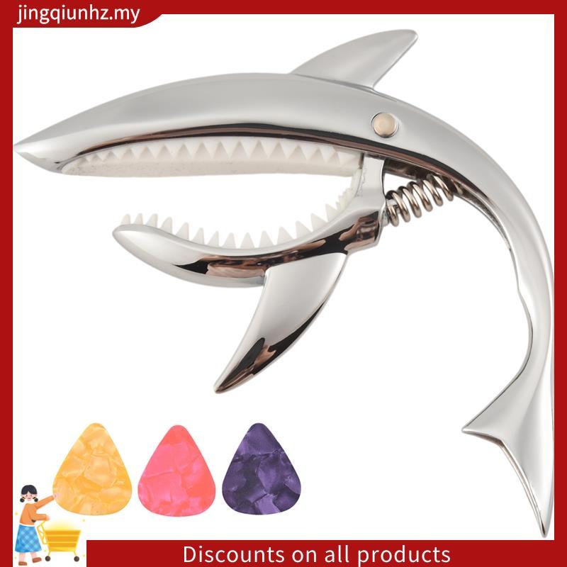 กีตาร์ Capo สังกะสีอัลลอยด์ Capo สําหรับกีตาร์คลาสสิกไฟฟ้าอะคูสติกและ Ukulele Capo พร้อม Pick