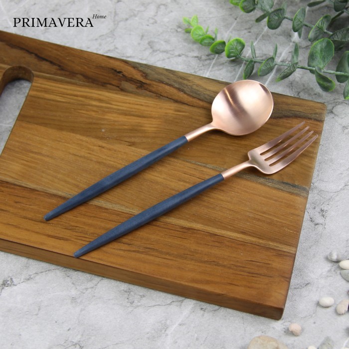 Cutipol Portugal GOA Blue ROSE GOLD Plated Made in Portugal