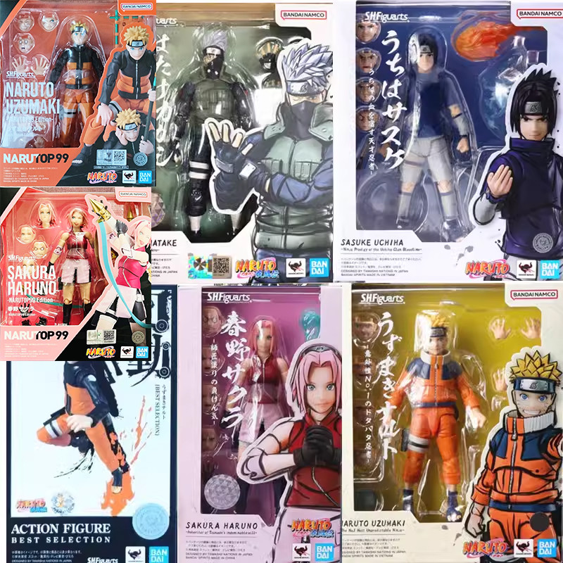 Bandai SHF Naruto Sasuke Kakashi ประตูน้ํา Uchiha Itachi Haruno Sakura Naruto Shippuden Immortal