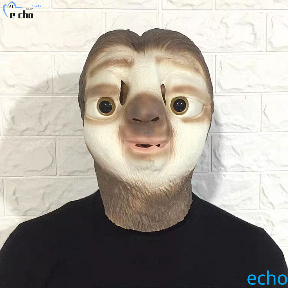 PIVOT Nick Mask Headgear, Judy Flash Sloth Animal Latex Mask, Creative Anime 3D Elastic Full Face Ma