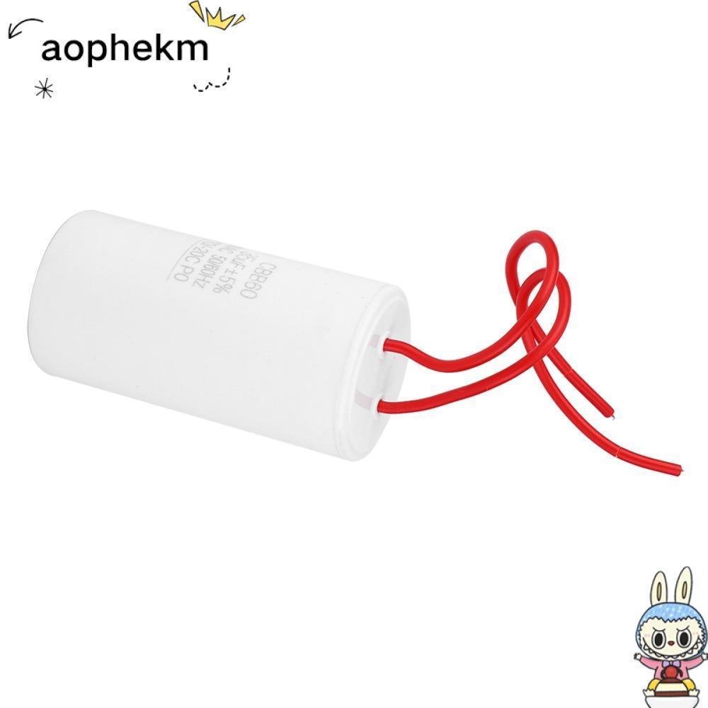 AOPHEKM CBB60 Motor Run Capacitor, 35uF 450VAC Start Capacitor, ปั๊มน้ําทรงกลมทนทาน