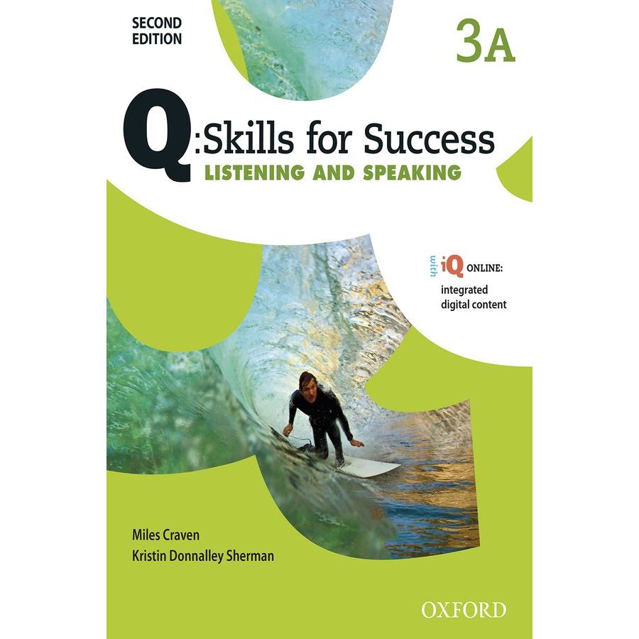 (Arnplern) : หนังสือ Q : Skills for Success 2nd ED 3A, Listening & Speaking : Students Book +iQ Onli