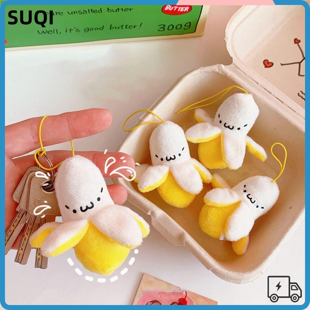 SUQI Banana Pendant Soft Bags โทรศัพท์จี้เครื่องประดับ Mini