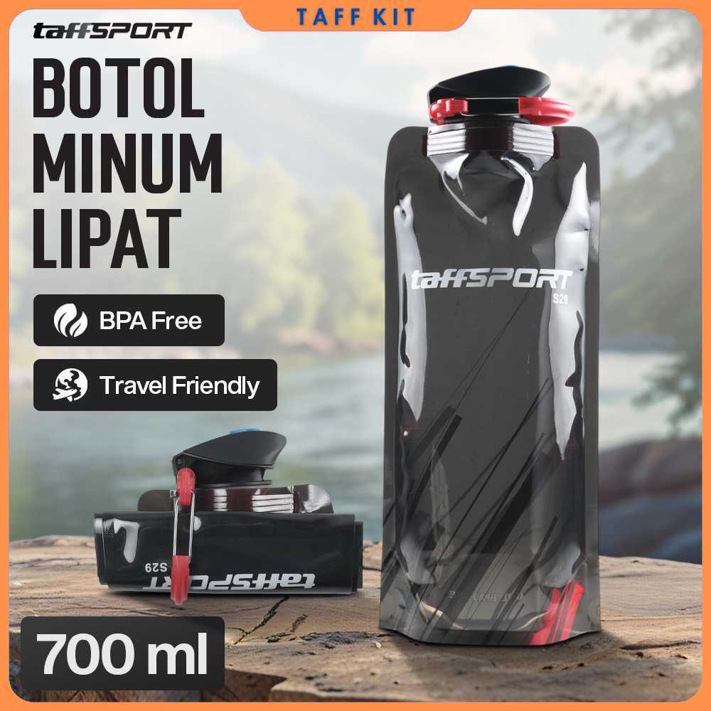 TaffiSPORT ขวดน้ําพับได้ BPA Free 700ml - S29