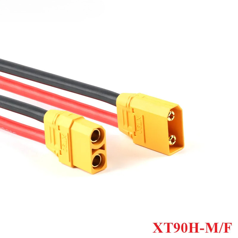 2 ชิ้น/ 1 คู่ XT90H ชายหญิงปลั๊กการเชื่อมต่อสาย Sheath Housing RC เครื่องบิน Lipo แบตเตอรี่ XT90H-M 
