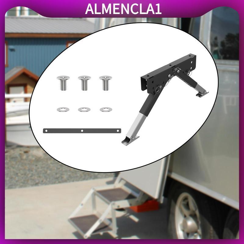 [Almencla1] RV Step Stabilizer ติดตั้งง่ายรองรับความทนทาน Stable ปรับบันได RV แบบพับได้สําหรับรถพ่วงการเดินทาง