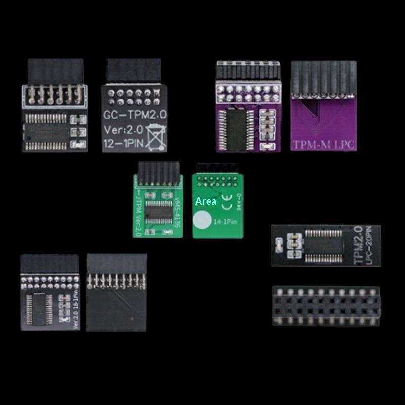 Newwellknownstar TPM Security Module TPM Remote Card Coding Security Module รองรับ 12 14 18 20 Pinsp
