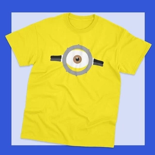 เสื้อยืดดีไซน์ตามินเนี่ยน ผ้าฝ้ายเนื้อนุ่ม Unisex S-5XL สำหรับชุดลำลองครอบครัว