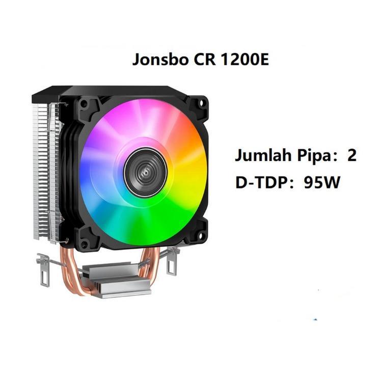 Jonsbo CR1200E พัดลม CPU COOLER HSF RGB PROCESSOR CR 1200 พัดลม COOLING CPU COOLER พัดลมอลูมิเนียมฮี