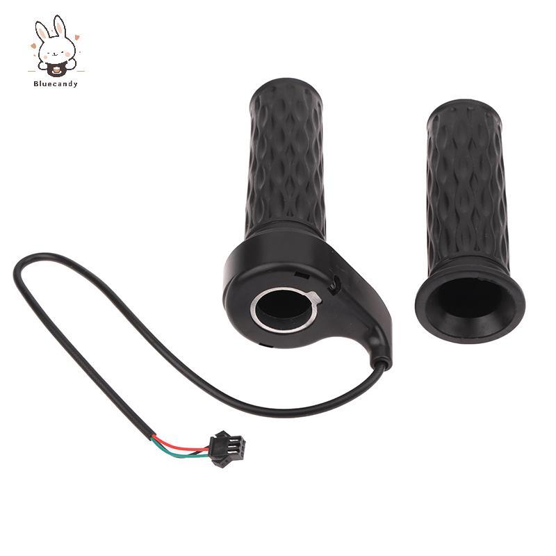 [Bluecandy] 1 คู่จักรยานไฟฟ้าคันเร่งจักรยานความเร็วคันเร่ง Grip สวมใส่ Accelerator Handle Grip สําหรับแฮนด์ใหม่