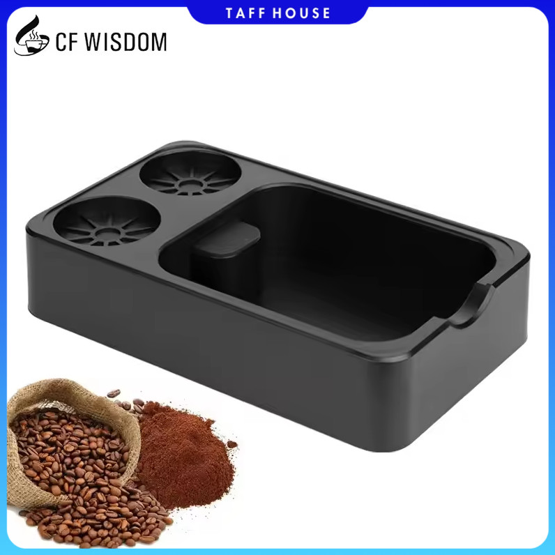 CF WISDOM Espresso Coffee Grounds คอนเทนเนอร์ Knock Box Barista 150x250x56mm - CF-55