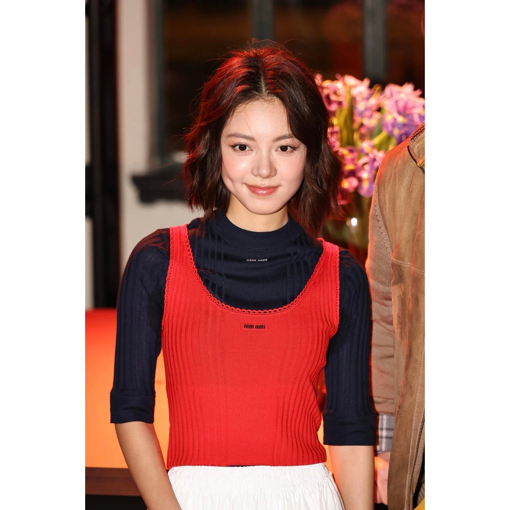 [Mumu.St] Miumi * เสื้อกั๊กไหมพรมยาง