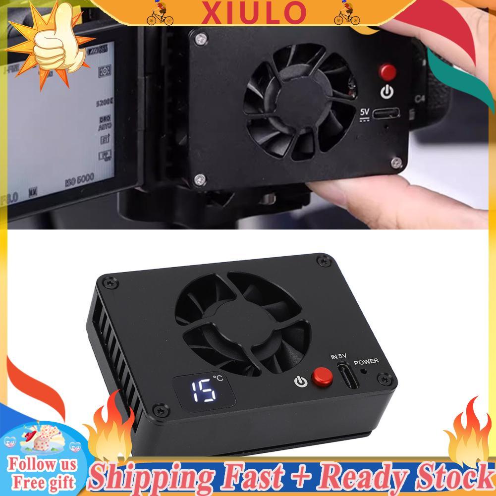 xiulo Yunseity พัดลมระบายความร้อนสำหรับกล้อง สีดำ 12?30 ? อุณหภูมิควบคุมระบบภายนอกสำหรับ A7M4 ZVE1 A