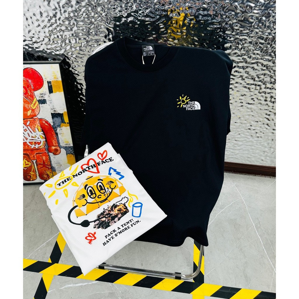 THE NORTH FACE/NORTH FACE 2026 ต้นฤดูใบไม้ผลิสไตล์ใหม่เสื้อยืดแขนสั้นผู้ชายผู้หญิงคู่สไตล์สไตล์ใหม่ฤ
