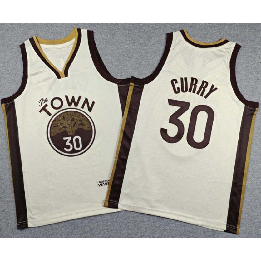 เสื้อบาสเก็ตบอลสําหรับเด็กรุ่นเย็บปักถักร้อยธรรมดาเสื้อสําหรับเด็ก Curry Tatum Jordan Pippen Rodman