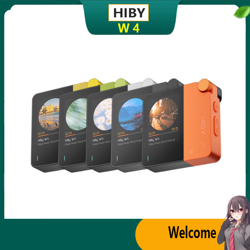 HiBy W4 3.5 มม.4.4 มม.เสียงไร้สาย HiFi เครื่องขยายเสียงหูฟัง USB DAC บลูทูธ 5.4 QCC5181 DSD512 QCC51