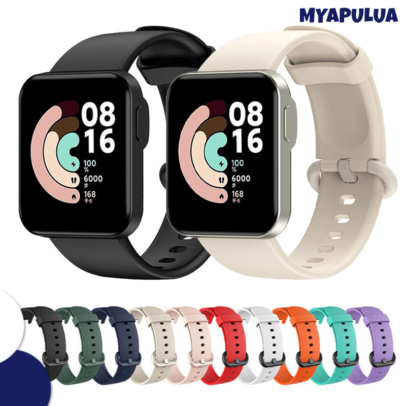 สายยาง for Redmi Watch 1 2 /Redmi Watch 2 Lite สายรัดเปลี่ยนซิลิโคนอ่อน for Mi Poco Watch /Xiaomi Mi Watch 1 /2 Lite