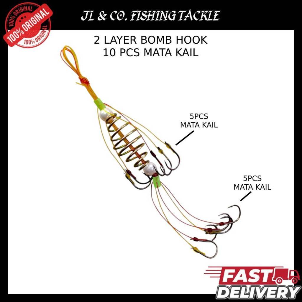 สิงโต 2 ชั้น BOMB HOOK MATA BOOM MATA RAMBAI 10MATA KAIL, FSHING HOOK