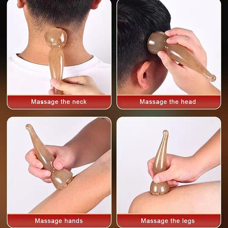 DSTH เครื่องนวดหน้าสําหรับนวดหน้าและหนังศีรษะ Meridian ดึงและจุดยก Meridian Passage เครื่องมือขูดทั่วไป HOT