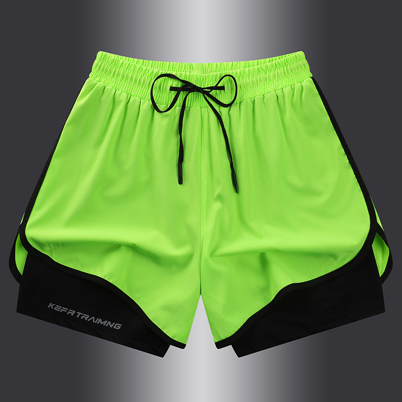 【Ready Stock】 Special Training Shorts Sports Shorts Men's Running Track and Field Marathon with Lini