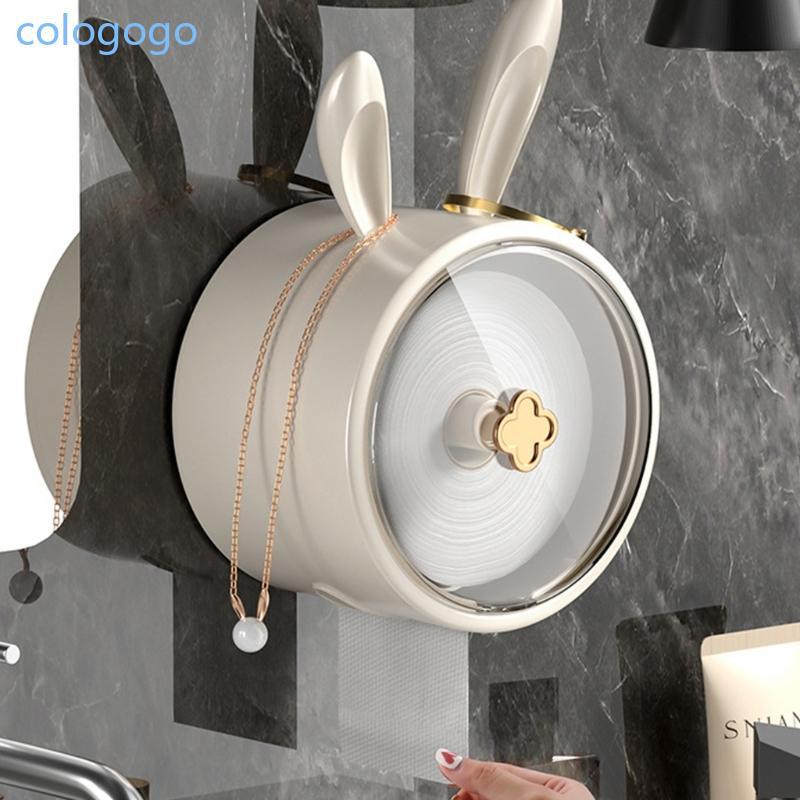 COLO กล่องกระดาษทิชชู่ชักโครกติดผนังที่ใส่กระดาษชําระพลาสติกตู้ม้วนกระดาษกันน้ําสําหรับห้องน้ําห้องน