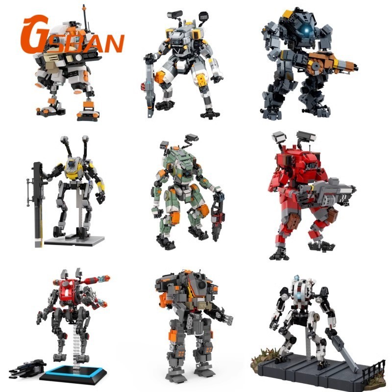 BT-7274 Vanguard-class TitanTitanfall 2 Mech Robots Building Blocks ของเล่นสร้างสรรค์สําหรับเด็ก DIY