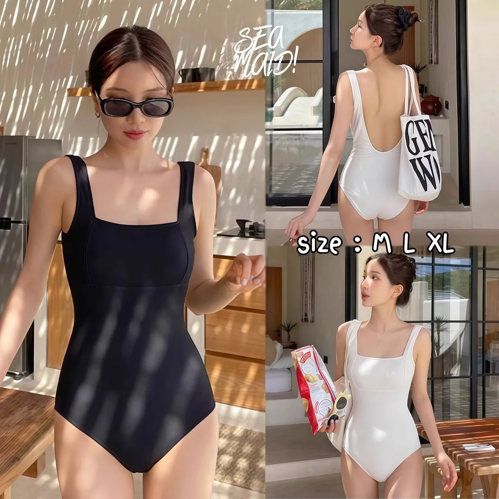 SEA MAID ชุดว่ายน้ำวันพีช บอดี้สูทผู้หญิง บอดี้สูทเว้าหลัง ⚓ มีไซส์ M-XL | น้ำหนัก 40-65 กก. Y303