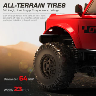 1/20 4WD Professional RC รถออฟโรด 2.4G รีโมทคอนโทรล 4x4 เกียร์สลับได้ Full Proportional Rock Crawler รถบรรทุกปีนเขารถ 1:20