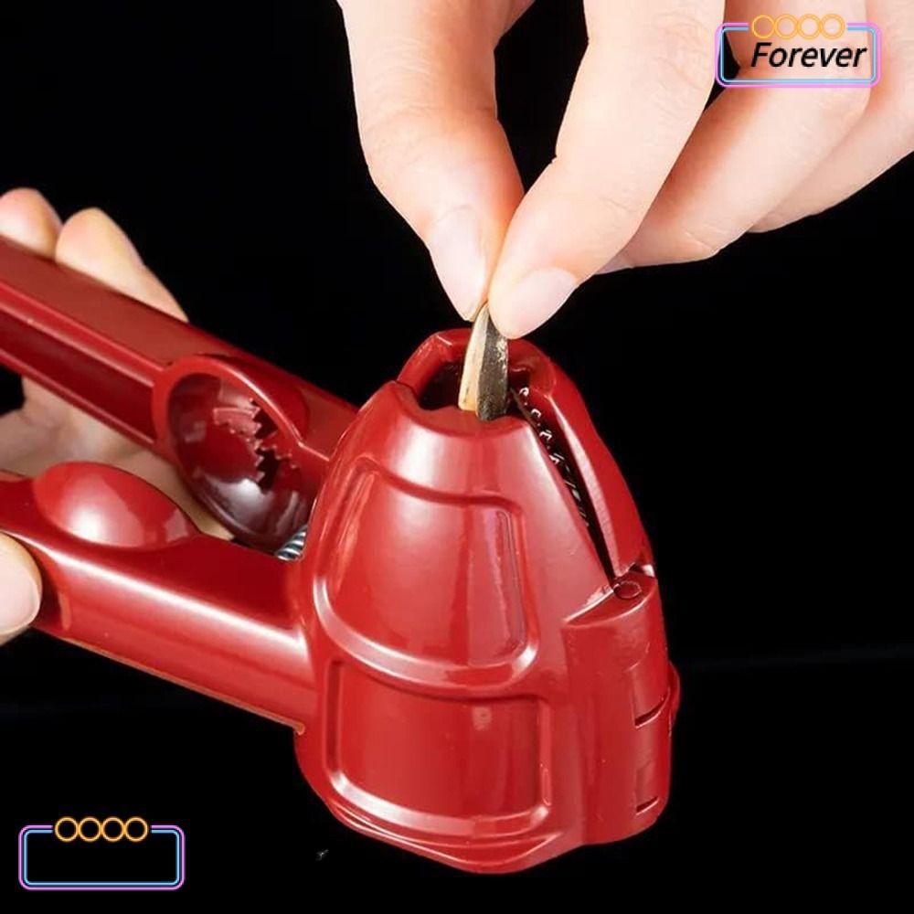 FOREVER 1/2 ชิ้น Nut Cracker เครื่องมือถั่วบราซิล Melon Nutcracker Sheller คลิป