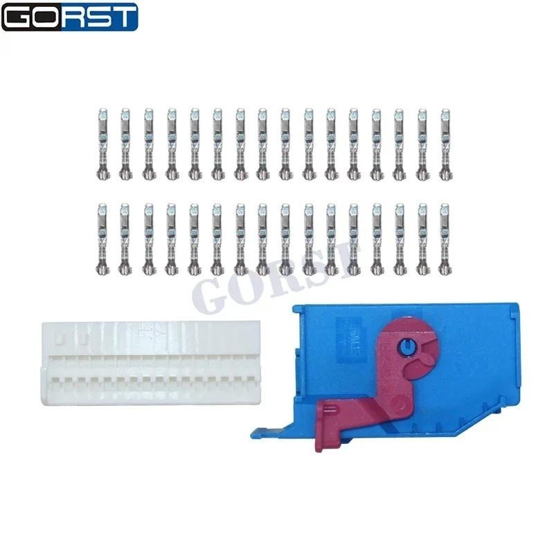 32 Pin Instrument Dashboard Wire Connector 1J0972977ปลั๊ก D ECU สําหรับ Audi VW Passat Tiguan Polo G