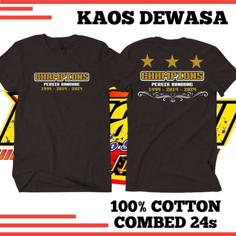 Persib Victory TShirt Jersey - Persib Champions TShirt Jersey - 2024 - ล่าสุด Unisex TShirt Jersey ผ