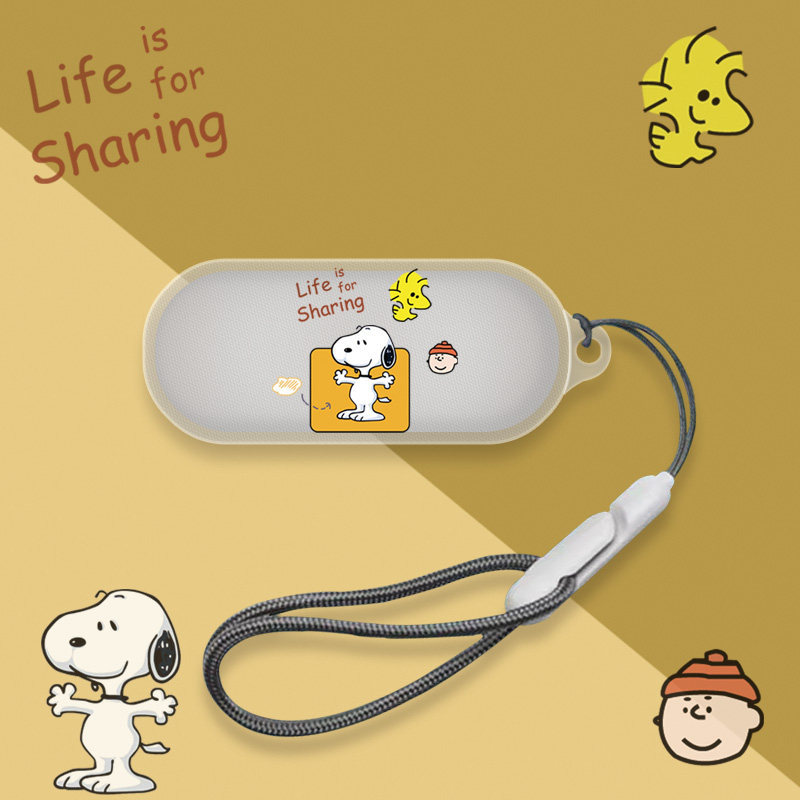 เหมาะสําหรับ Sony Sony wfc710n เคสหูฟังโปร่งใสเชือกเส้นเล็กสไตล์ใหม่ Sony WF One C510 หูฟังบลูทูธป้อ