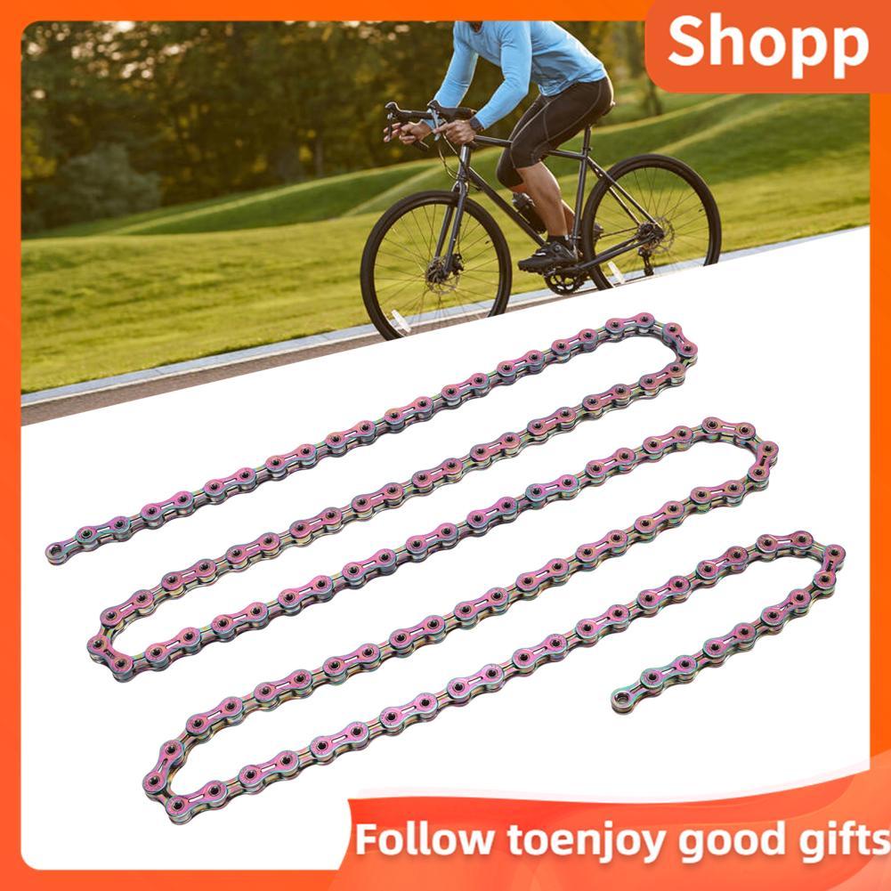 shopp Chain 9 Speed ​​Carbon Steel Stable สีสัน Electroplated สำหรับถนนบนภูเขา