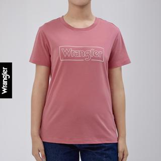 WRANGLER เสื้อยืดแขนสั้นผู้หญิง ทรง Regular รุ่น WR F425WTSS…