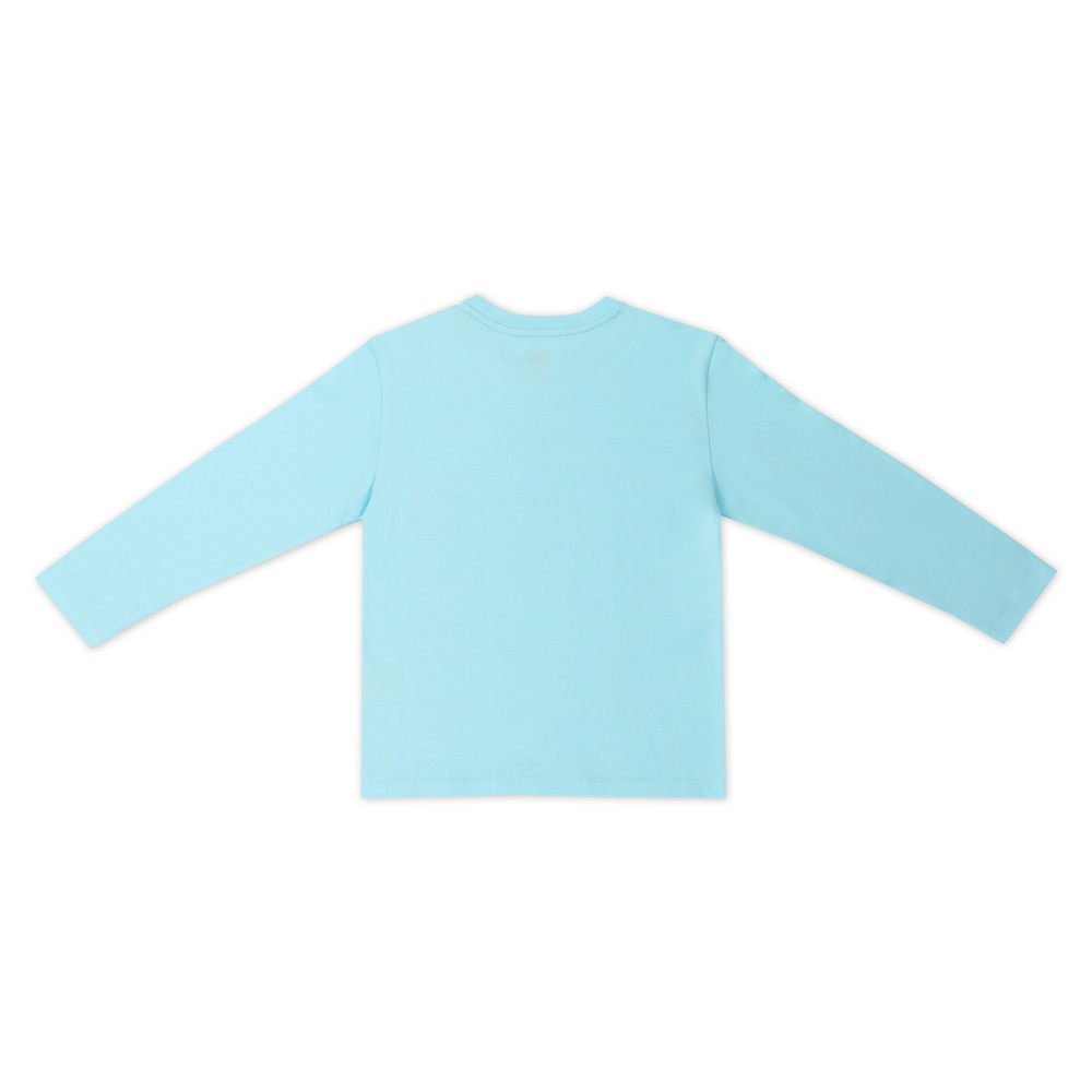 LEE KIDS เสื้อยืดแขนยาวเด็กผู้ชาย ทรง Regular รุ่น LK S625UTLSF10 – สีฟ้า ราคา ถูกที่สุด ดีลบีเคเค แกลเลอรีภาพที่ 3