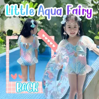 BABY BEACH ส่งไว!! ชุดว่ายน้ำเด็กผู้หญิง ชุดนางเงือก ชุดว่ายน้ำเด็ก แฟชั่น🌴 มีไซส์ 90-120 ดีไซน์น่ารัก Y393