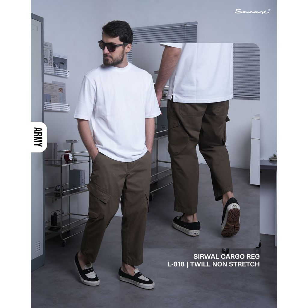 SAMASE Sirwal Cargo L018 Twill ไม่ยืด