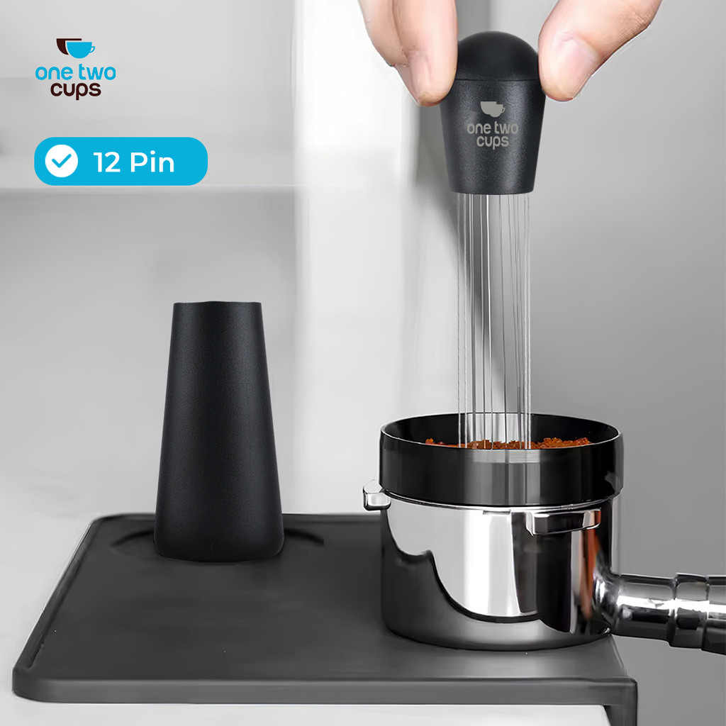 WDT 12 Pin Espresso Coffee Needle Distribution Tool - 12 เข็ม WDT Tool Anti Channeling Espresso Need